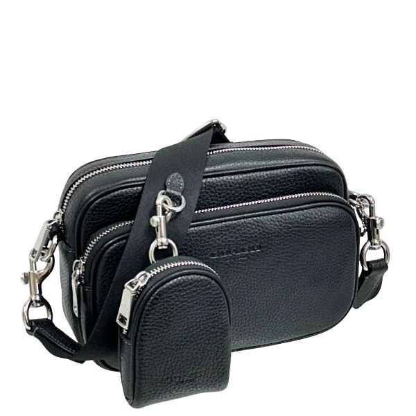 安心の国内発送 コーチ ショルダーバッグ メンズ COACH バッグ フィンレイ クロスボディ バッグ CDB24 SV/BK ブラック コーチ COACH メンズ MMM