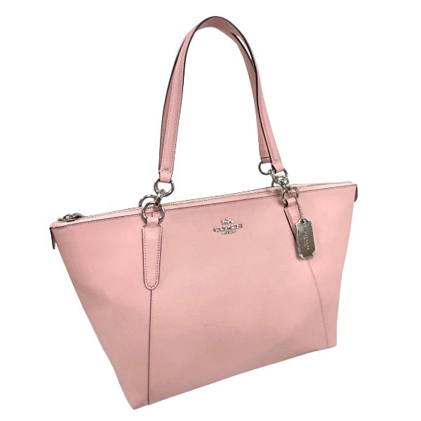 訳あり 楽になることの国内送りとどける コーチ職 御徒面子 レディース COACH トートバッグ クロスグレイン なめし革 アヴァ トート F57526 SV/ET ペタル WWW