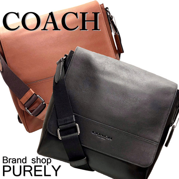 Coach Bag Men Shoulder Leather Houston Map F68015 Mmm Coach Bag Men Shoulder Leather Houston Map F68015 Mmm