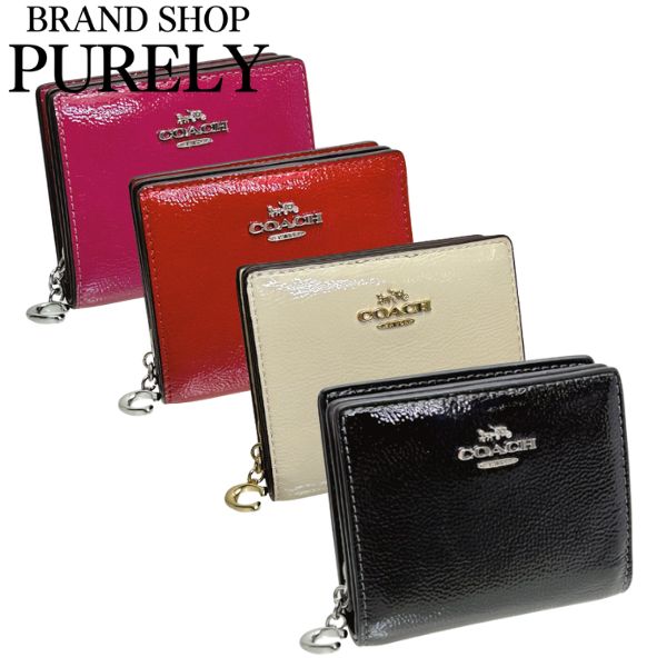 新作 COACH ID スナップ ウォレット・パテント レザー CW790 新作 COACH ID スナップ ウォレット・パテント レザー CW790