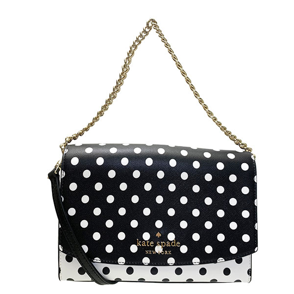 ケイトスペード kate spade バック ショルダーバッグ レディース アウトレット PVC（ポリ塩化ビニル） カーソン WKR00647 098 ﾌﾞﾗｯｸﾏﾙﾁ ケイトスペード kate spade レディース WWW