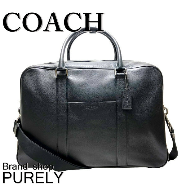 楽天市場 全商品ポイント2倍 コーチ バッグ メンズ Coach ボストンバッグ 旅行かばん レザー オーバーナイト バッグ F Qb Bk ブラック コーチ Coach メンズ Mmm Brandshop Purely