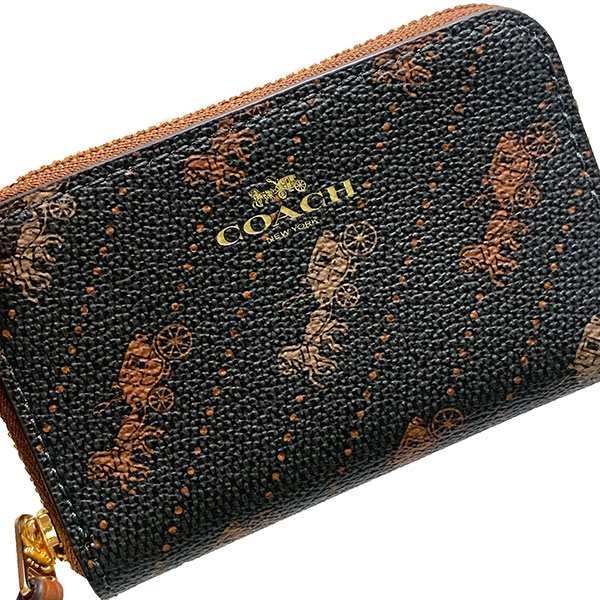 24時間限定ポイント5倍 コーチ Coach 財布 レディースコインケース レディース アウトレット Pvcコーティング素材 内部 レザー ファブリック 小銭入れ コインケース ホース キャリッジ C4210 Imblk コーチ Coach レディース Www Butlerchimneys Com