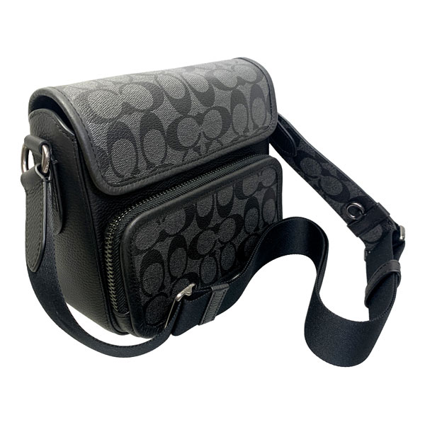 【全商品ポイント2倍】コーチCOACHバッグショルダーバッグメンズアウトレットPVCコーティングキャンバス×レザーC9870FC9870QBO3I送料無料MMM