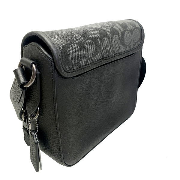 【全商品ポイント2倍】コーチCOACHバッグショルダーバッグメンズアウトレットPVCコーティングキャンバス×レザーC9870FC9870QBO3I送料無料MMM
