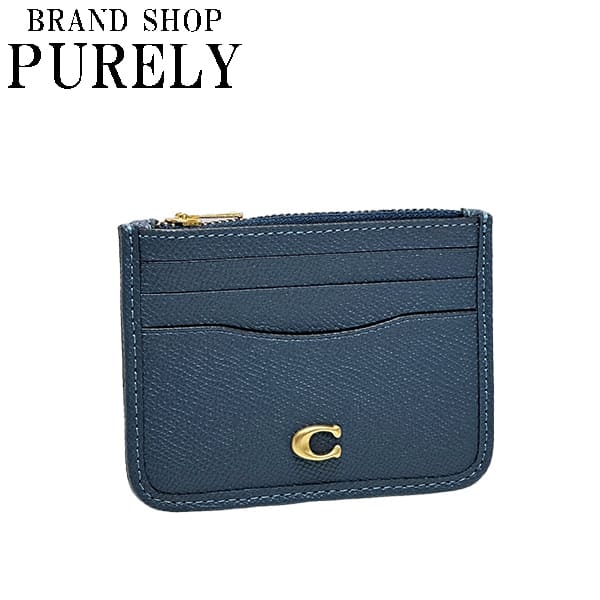COACH ネイビー コインケース　コーチ　財布 カードケース　正規品 国内正規品 COACH ネイビー コインケース カードケース コーチ