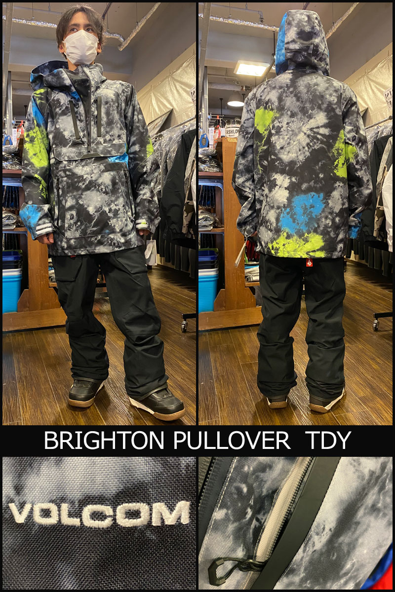 ランキング総合1位 予約 スノーボード ウエア 22-23 VOLCOM ボルコム BRIGHTON PULLOVER ブライトンプルオーバー  22-23-JK-VLC マーカス スタイル ライダー着用 fucoa.cl