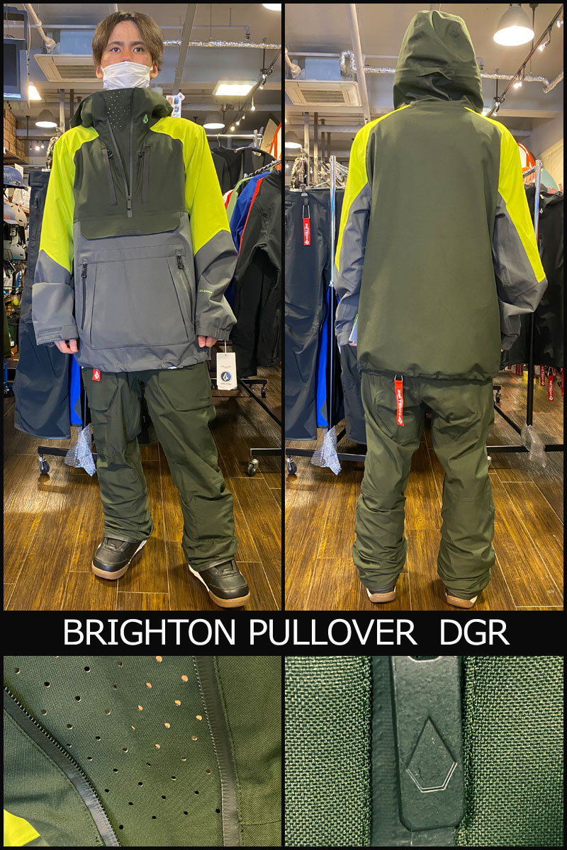 ランキング総合1位 予約 スノーボード ウエア 22-23 VOLCOM ボルコム BRIGHTON PULLOVER ブライトンプルオーバー  22-23-JK-VLC マーカス スタイル ライダー着用 fucoa.cl