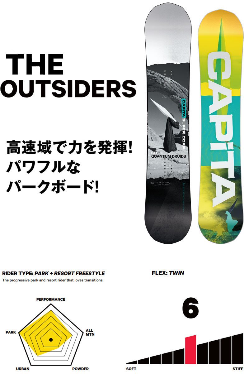22-23CAPITA/キャピタTHEOUTSIDERSメンズスノーボードキッカージブ板2023予約商品