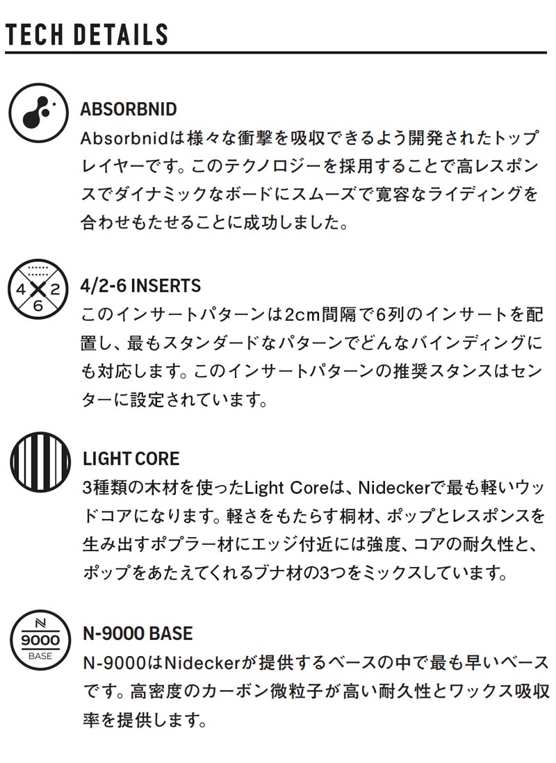 22 23 Nidecker モスキート スノーボード Mosquito メンズ ナイデッカー