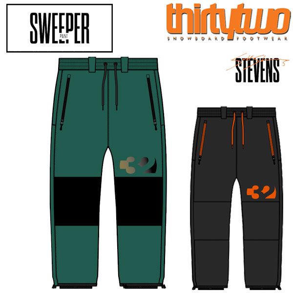 楽天市場】23-24 THIRTYTWO/サーティーツー SWEEPER WIDE pant