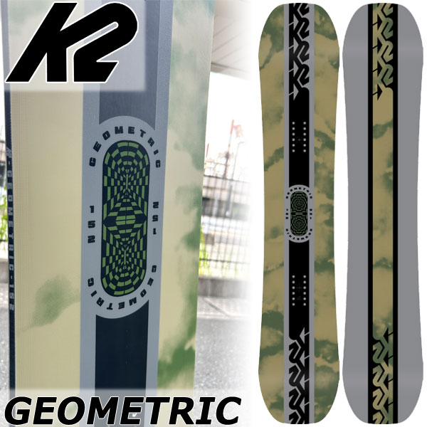 楽天市場】スノーボード 板 メンズ 単品 K2 ケーツー GEOMETRIC