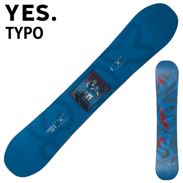 【楽天市場】2324 YES / イエス TYPO タイポ メンズ レディース スノーボード パーク カービング 板 2024 型落ち