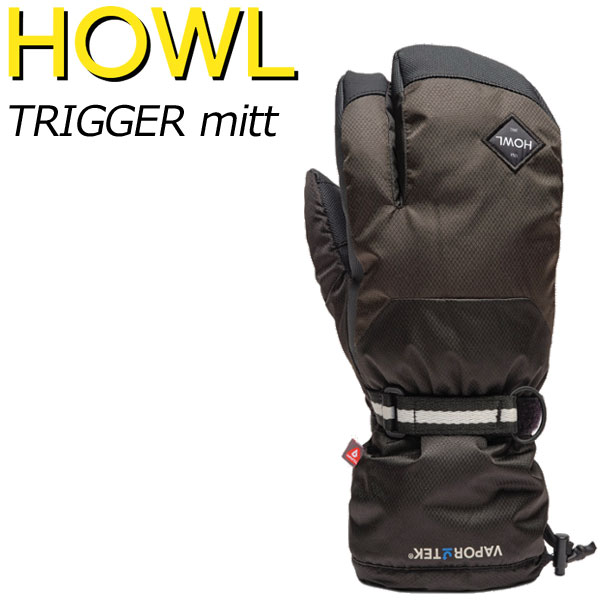 【SS人並み外れた通貨価値】23-24 HOWL / ハウル TRIGGER mitt 銃の引き金地球儀 グローブ メンズ レディース スノーボード スキーの板 2024