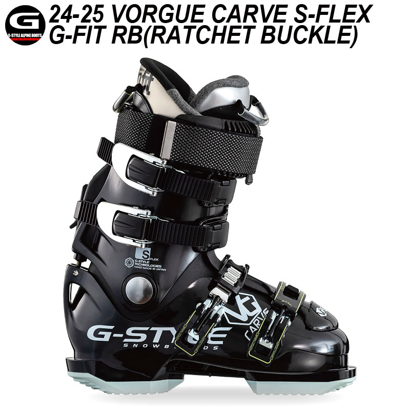 楽天市場】24-25 G-STYLE / ジースタイル VORGUE CARVE FB G-FIT ボーグカーブ メンズ レディース アルペンハード ブーツ スノーボード 2025 予約商品 : BREAKOUT