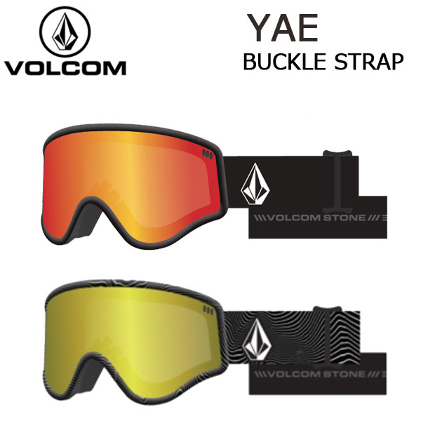 24-25 VOLCOM/ボルコム YAE バックルストラップ メンズ レディース ゴーグル ジャパンフィット スノーボード スキー 2025 型落ち