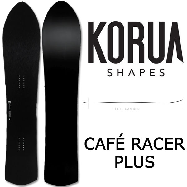 KORUA shapes/コルアシェイプス CAFE RACER PLUS 喫茶店レーサー つけ加える メンズ スノーボード 黒色火薬 カービング 板 2026