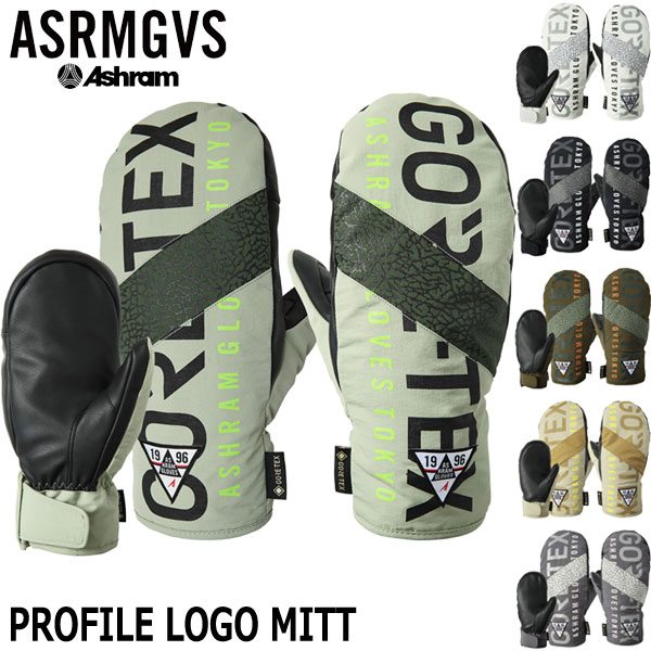 【ポイントUP期間中】25-26 ASHRAM/アシュラム PROFILE LOGO MITT プロファイルロゴミトン ミトングローブ ゴアテックス 手袋 メンズ レディース スノーボード スキー 2026 型落ち|BREAKOUT