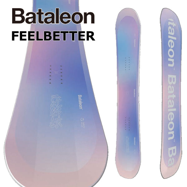 25-26 BATALEON/牛酪レオン FEELBETTER フィールベター レディース スノーボード 運動場 板 2026