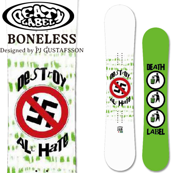 25-26 DEATH LABEL/デスレーベル BONELESS ボン受け答え メンズ レディース スノーボード ジブ グラトリ 板 2026