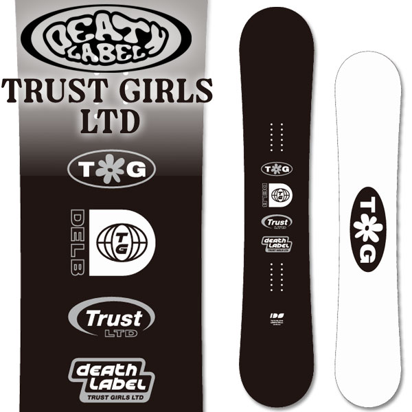25-26 DEATH LABEL/デスレーベル TRUST GIRLS LTD トラストガールズ レディース スノーボード グラトリ キッカー 板 2026