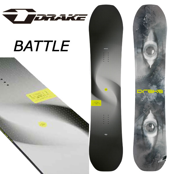 25-26 DRAKE/ドレイク BATTLE 揉みあい メンズ スノーボード 板 2026