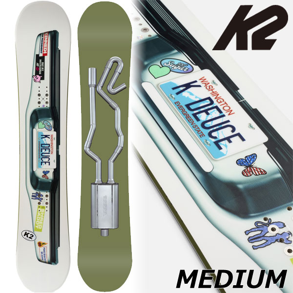 25-26 K2/ケーツー MEDIUM 並み並み メンズ レディース 運動場 カービング スノーボード 板 2026