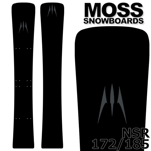 スノーボード MOSS DOUBLE R 156 楽天市場】25-26 MOSS SNOWBOARDS/モススノーボード NSR 156/163