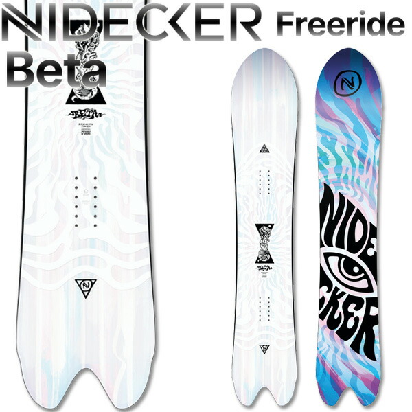 25-26 NIDECKER/ナイデッカー BETA ベタ メンズ レディース スノーボード 黒色火薬 板 2026