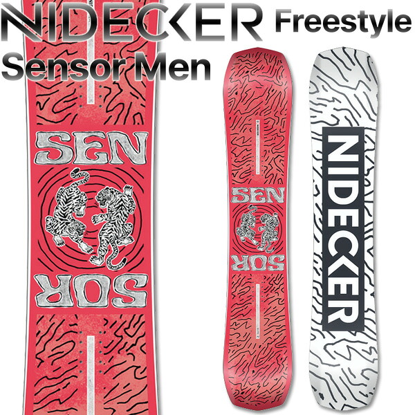 【ポイントUP期間中】25-26 NIDECKER/ナイデッカー SENSOR MEN センサー メンズ レディース スノーボード パーク 板 2026 型落ち｜BREAKOUT