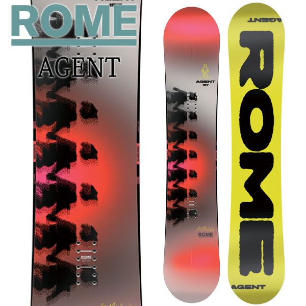ROME ローム スノーボード 板 メンズ AGENT ムラサキスポーツ 24