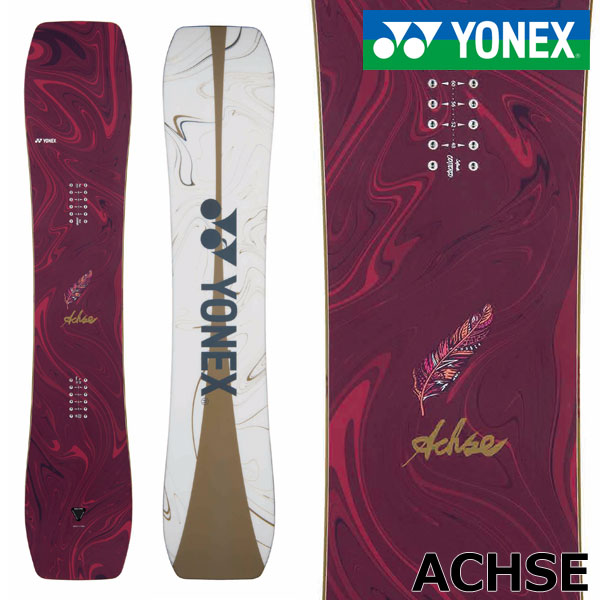 スノーボード YONEX ACHSE アノ注目の形状が新導入! 高反発仕様の人気グラトリボード