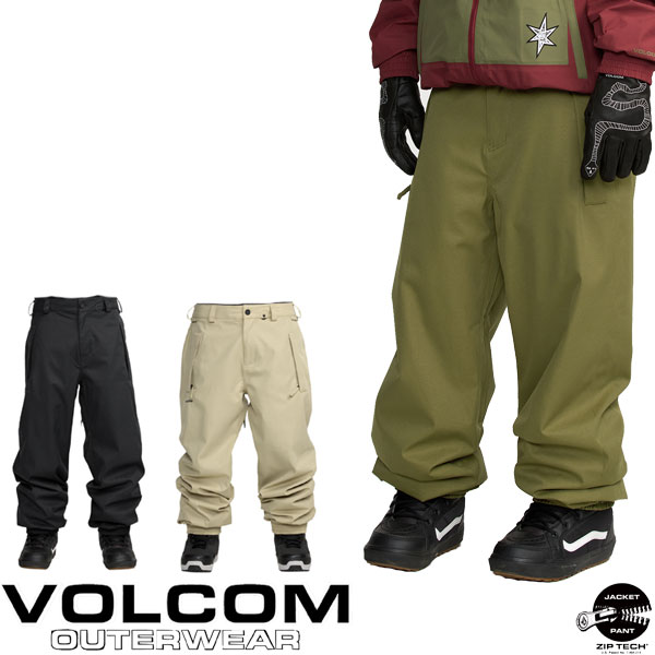 【SS人並み外れた通貨価値】25-26 VOLCOM/ボルコム ARTHUR 20K pant メンズ レディース 雨合羽ズボン下 スノーボード御召しもの スノーウェアー 2026