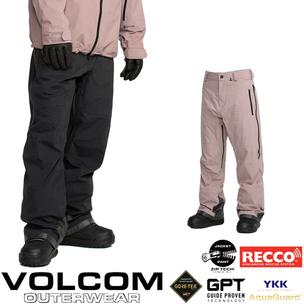 【ポイントUP期間中】25-26 VOLCOM/ボルコム GUCH GORE-TEX pant 着用説明動画 メンズ レディース ブライアン・イグチ 防水パンツ ゴアテックス スノーボードウェア スノーウェアー 2026 型落ち｜BREAKOUT