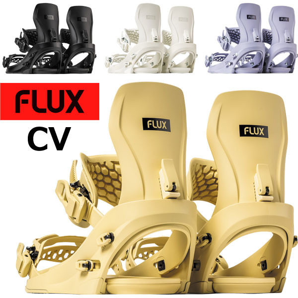 26-27 FLUX/流束 CV シーブイ メンズ レディース ビンディング バインディング スノーボード 2027 取って置く商いもの