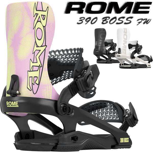 【ポイントUP期間中】26-27 ROME/ローム 390 BOSS FW スリーナインオー メンズ ビンディング バインディング スノーボード 2027 予約商品｜BREAKOUT
