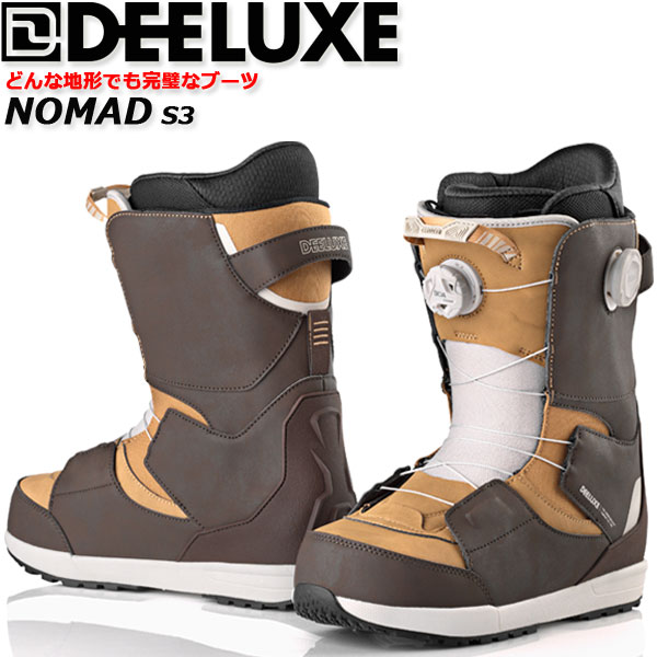 【ポイントUP期間中】26-27 DEELUXE/ディーラックス NOMAD s3 ノマド メンズ レディース 熱成型対応ブーツ ダブルボア スノーボード 2027 予約商品|BREAKOUT