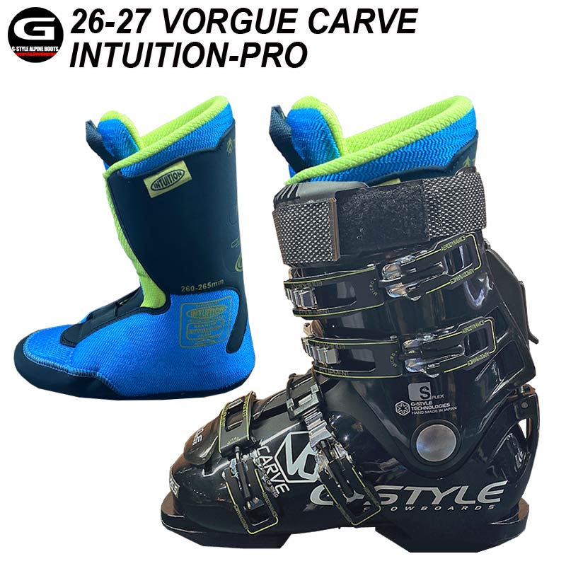 【ポイントUP期間中】26-27 G-STYLE / ジースタイル VORGUE CARVE INTUITION PRO サーモインナー メンズ レディース アルペン ハードブーツ スノーボード 2027 予約商品|BREAKOUT