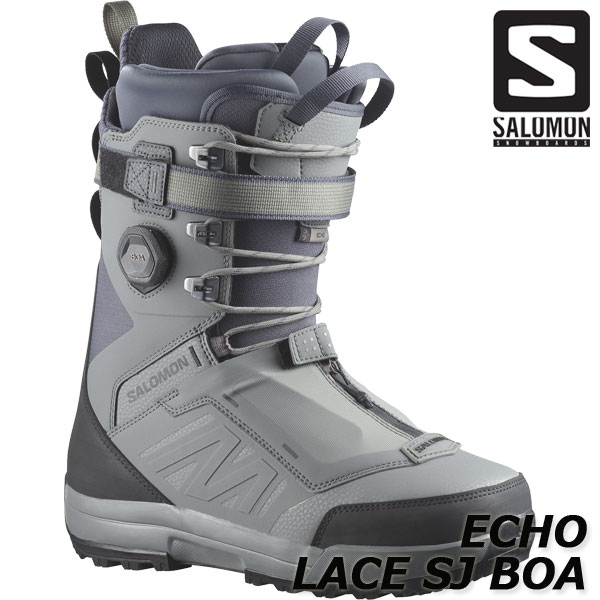 【ポイントUP期間中】26-27 SALOMON/サロモン ECHO LACE SJ BOA エコーレース メンズ 熱成型対応ブーツ カービング パウダー パーク スノーボード ブーツ 2027 予約商品|BREAKOUT