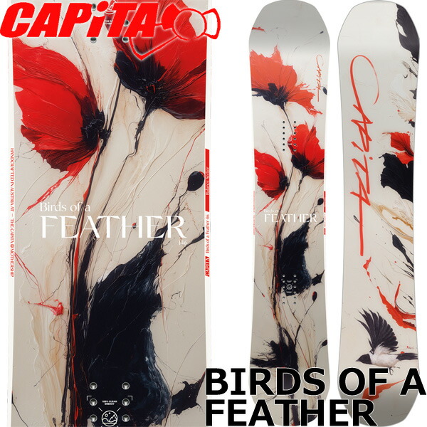 26-27 CAPITA/キャピタ BIRDS OF A FEATHER バードオブアフェザー レディース スノーボード オールラウンド 板 2027 取って置く商いもの
