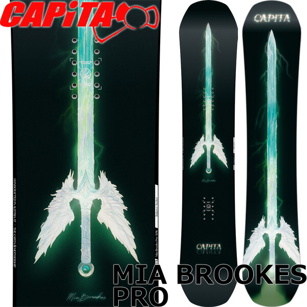 26-27 CAPITA/キャピタ MIA BROOKES PRO ミアブルックスプロ レディース スノーボード カービング 運動場 板 2027 取って置く商いもの