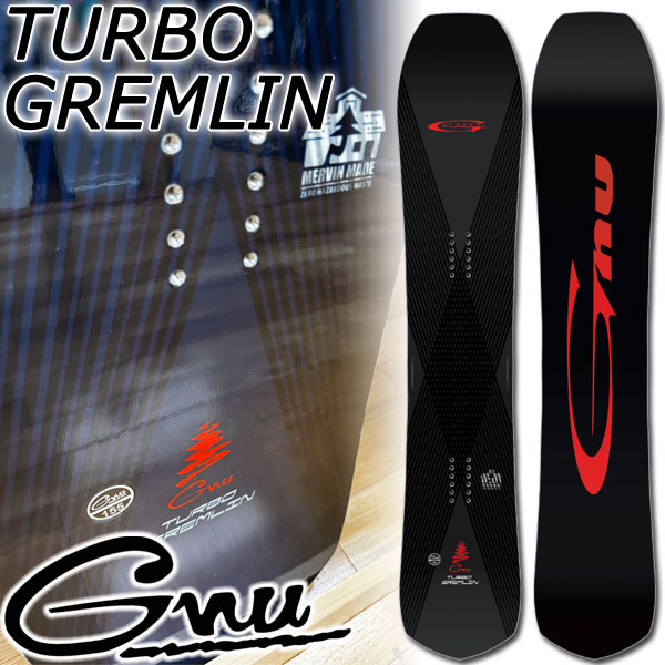 26-27 GNU/グヌー TURBO GREMLIN ターボグレムリン メンズ スノーボード 黒色火薬 カービング 板 2027 取っておく商いもの