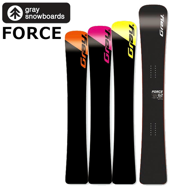 26-27 GRAY SNOWBOARDS/薄墨色 FORCE フォース  アルペン メンズ レディース 国産 鉄槌 スノーボード 板 2027 取って置く商いもの
