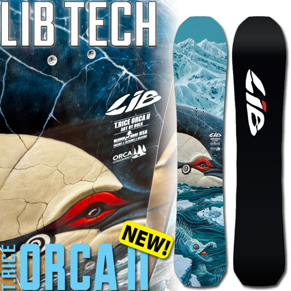 [5 times more points for entry] 26-27 LIB TECH/ Ribtech T. RICE ORCA II Travis Rice Orca Men's Women's Snowboard Powder Board 2027