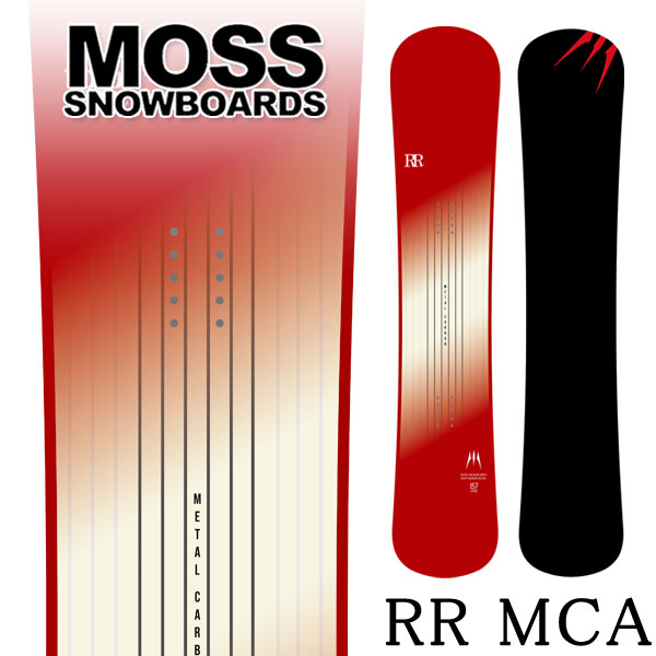 26-27 MOSS SNOWBOARDS/モススノーボード REVOLVER RR MCA 六連発銃 ダブルアール エムシーエー メンズ レディース スノーボード カービング 板 2027 取って置く商いもの