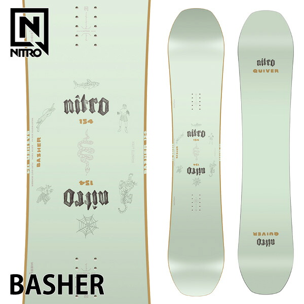 26-27 NITRO/ナイトロ BASHER バッシャー QUIVER メンズ レディース スノーボード パウダー 板 2027 予約商品｜BREAKOUT