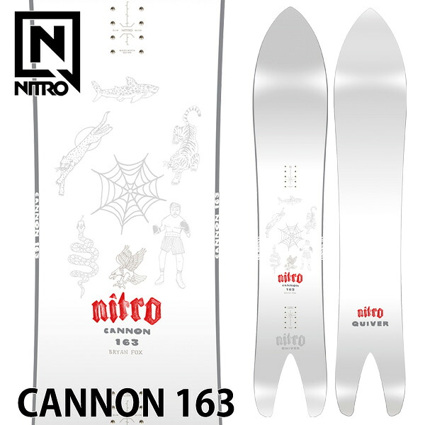 26-27 NITRO/ナイトロ CANNON163 キャノン QUIVER メンズ レディース スノーボード パウダー 板 2027 予約商品｜BREAKOUT