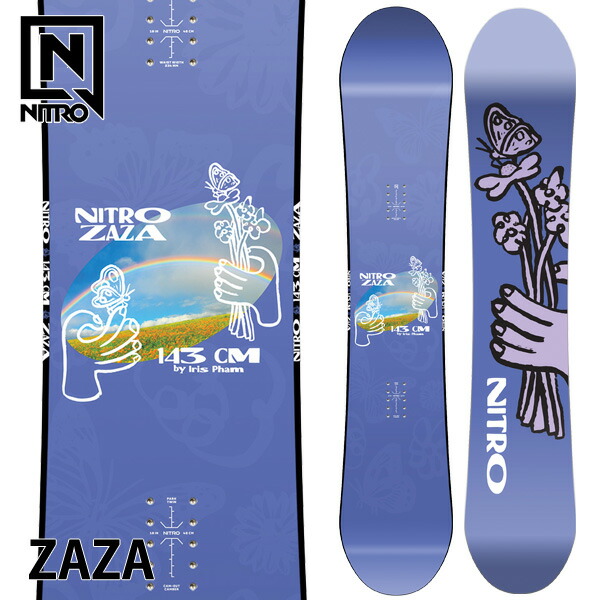 26-27 NITRO/ナイトロ ZAZA ザザ レディース スノーボード パーク 板 2027 予約商品｜BREAKOUT