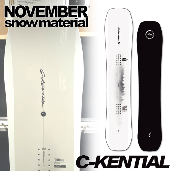 26-27 NOVEMBER/ノベンバー C-KENTIAL シーケンシャル メンズ スノーボード 黒色火薬 板 国産 2027 取って置く商いもの
