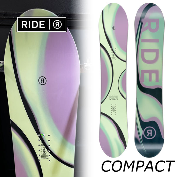 26-27 RIDE/ライド COMPACT パウダーコンパクト レディース スノーボード カービング 板 2027 取って置く商いもの